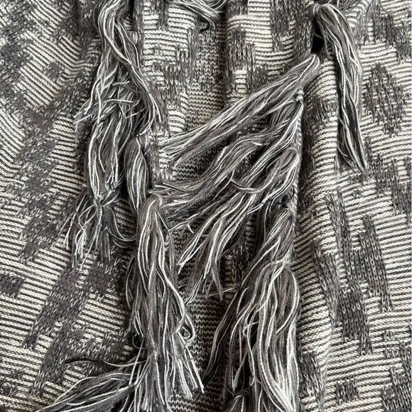 Shyanne Fringe Tassel Open Front Cardigan Sweater Coat Coatigan Women Medium - Picture 5 of 12